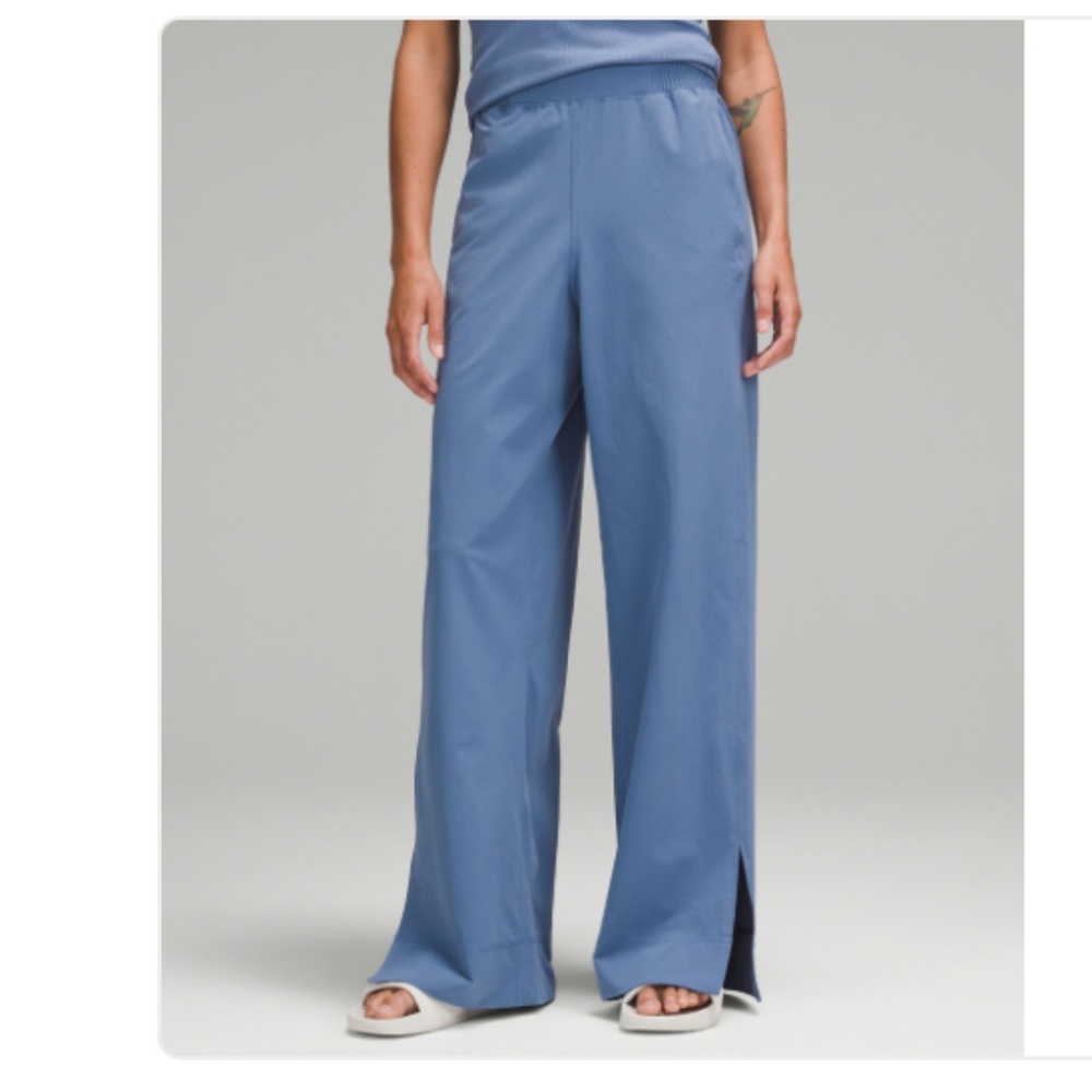 Lululemon Stretch Woven Wide-Leg High-Rise Pant